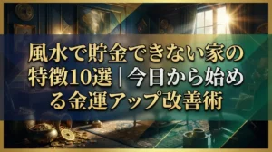 風水で貯金できない家の特徴10選｜今日から始める金運アップ改善術