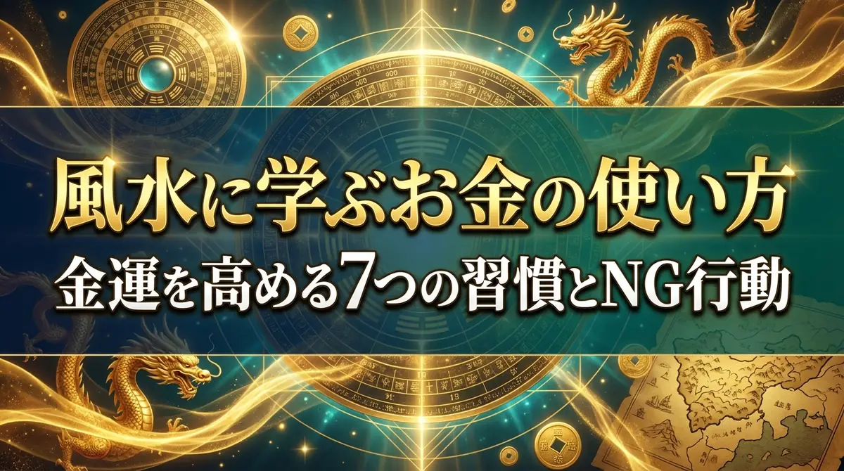 風水に学ぶお金の使い方|金運を高める7つの習慣とNG行動