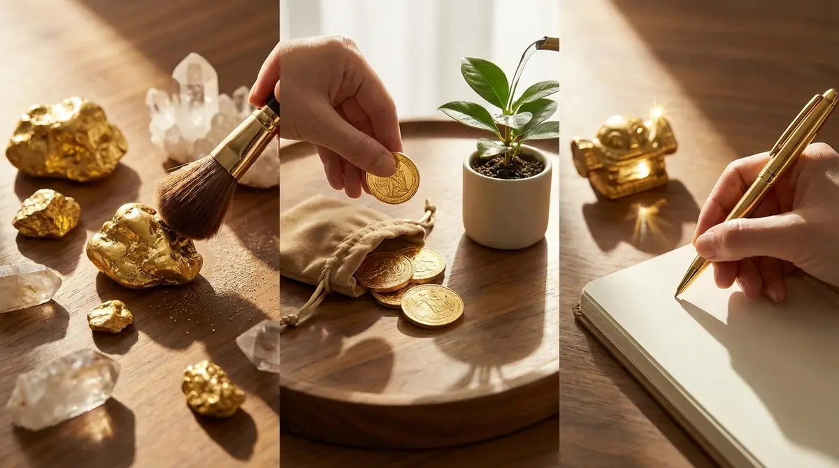 素材の金運効果を最大化する購入後の3つのポイント