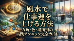 風水で仕事運を上げる方法｜方角・色・場所別の実践テクニック完全ガイド