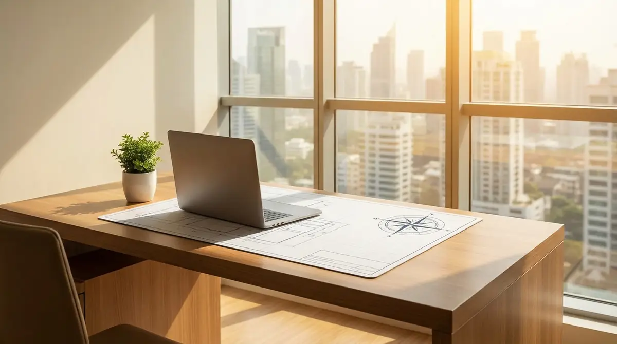 【方角別】仕事運を上げるデスクの向き・配置