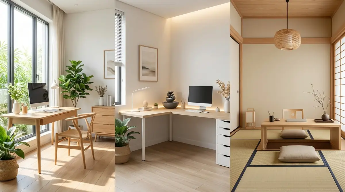 【部屋タイプ別】風水を取り入れたテレワーク部屋のレイアウト例