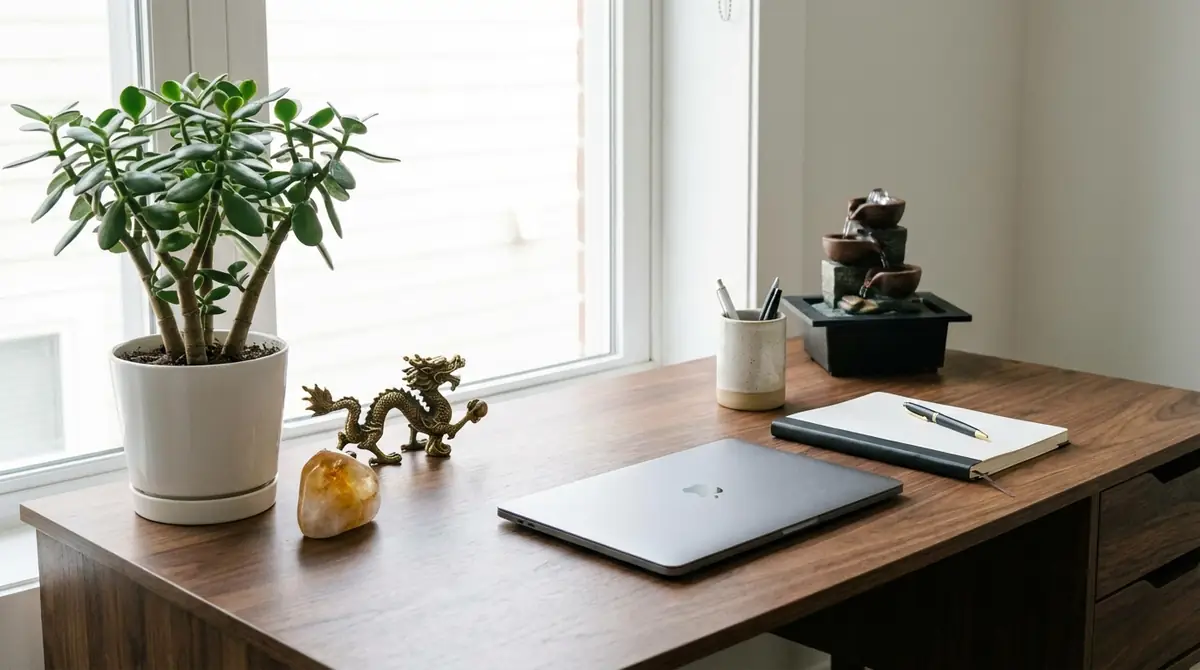 仕事運を上げる風水アイテムの選び方と配置
