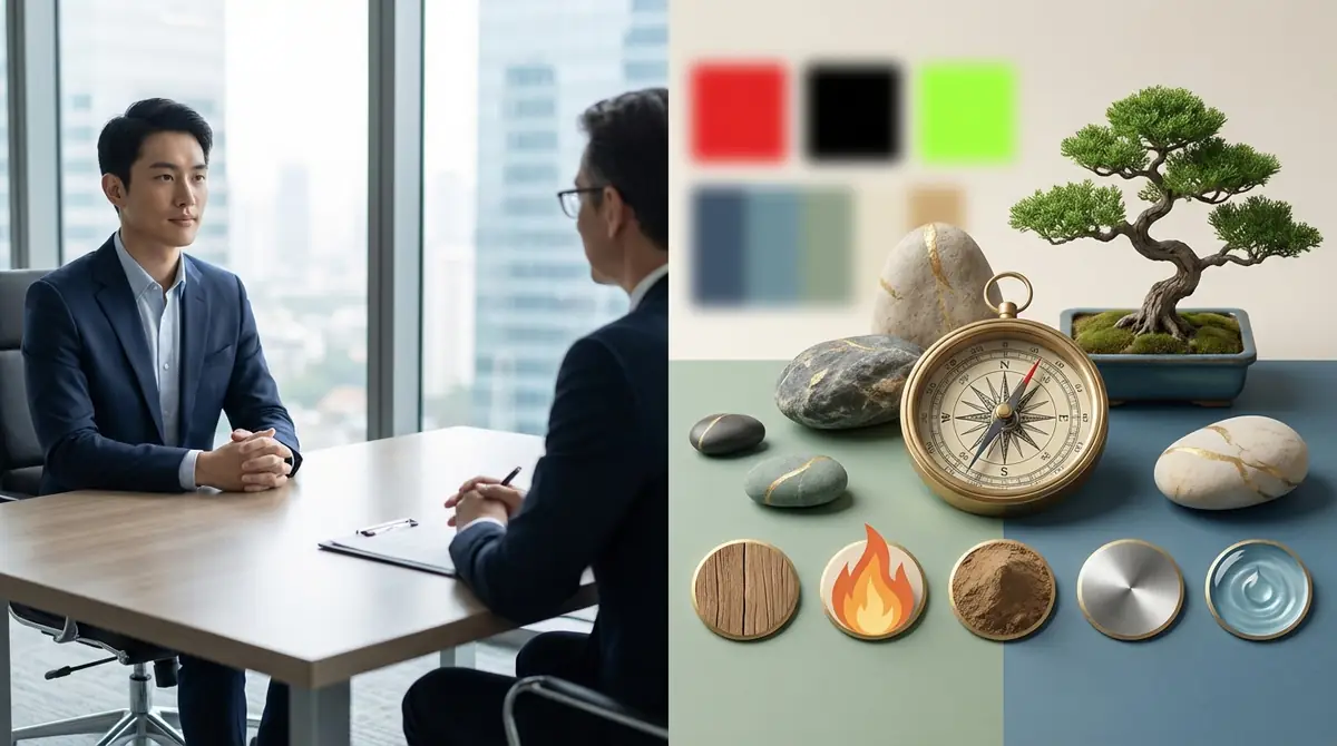 面接で避けるべきNGカラー3選と風水的な理由