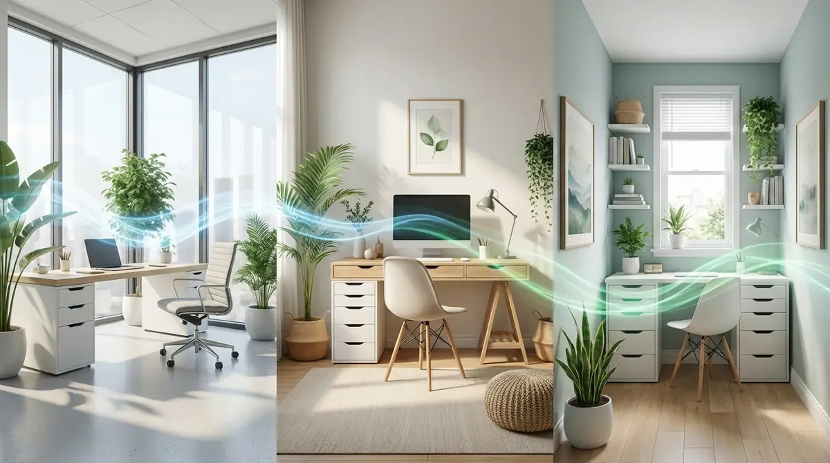 【状況別】オフィス・在宅・狭い部屋での風水改善術