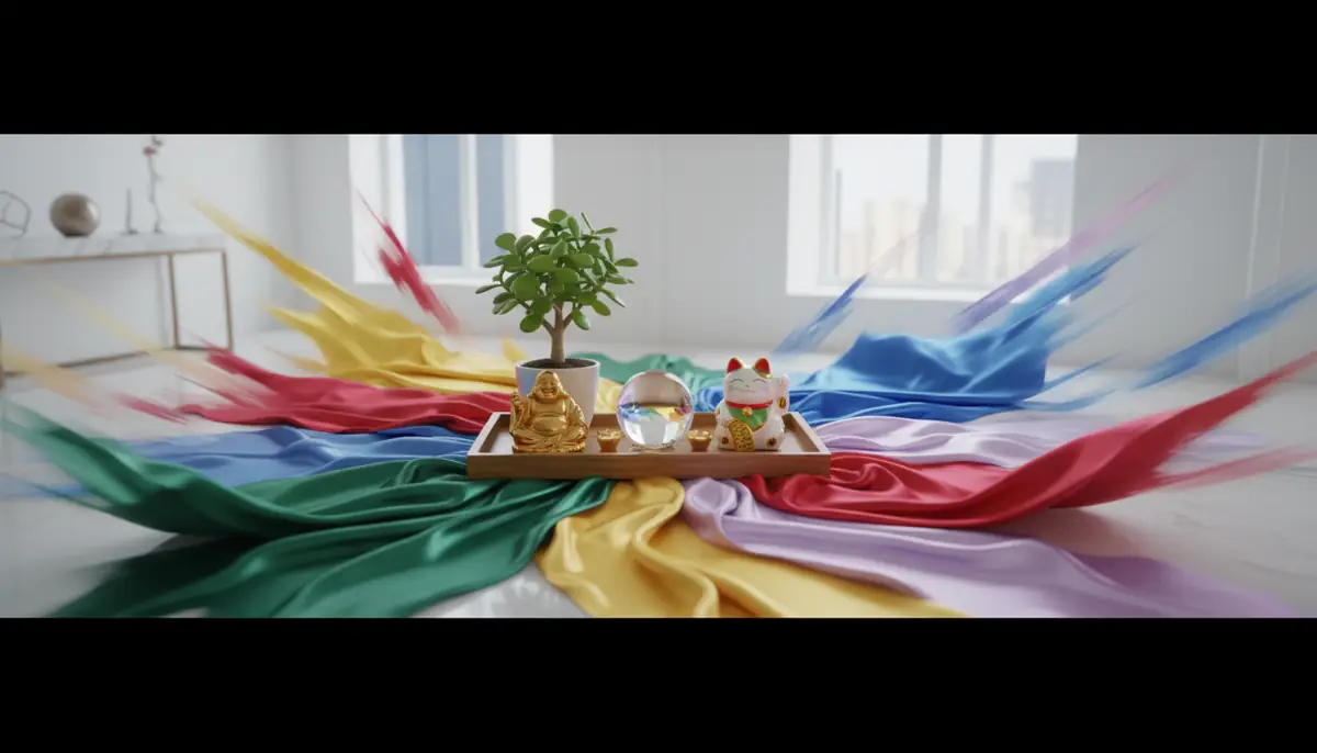 配置後に取り入れたい開運アイテムと色彩術